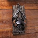 Vägghängd flasköppnare med westernmotiv 4