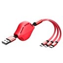 3-i-1 USB-indragbar kabel 1