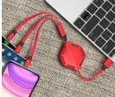 3-i-1 USB-indragbar kabel 6