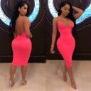 Vestido sexy de neón 6