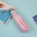 Reseflaska i rostfritt stål med marmormotiv 4