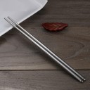 Palillos de acero inoxidable 5 pares 2