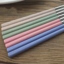 Palillos de acero inoxidable con mango de color. 6