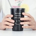 Rostfri mugg med inskription 6