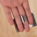 Fingerskydd i rostfritt stål vid skivning 2