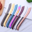 Cuchillo de carne de acero inoxidable 8 piezas 2