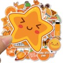 Orange klistermärken 50 st 3