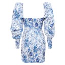Mini rochie originală cu mâneci lungi A2778 4