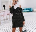 Rochie originală cu dungi 2