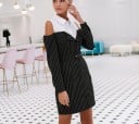 Rochie originală cu dungi 3
