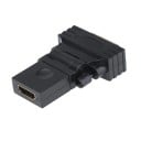 HDMI till DVI 24+1 F/M vridbar adapter 2