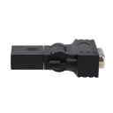 HDMI till DVI 24+1 F/M vridbar adapter 4