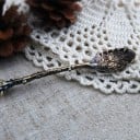 Cuchara decorativa con flores. 1