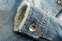Denimjacka för herr med huva J1414 7