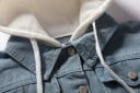 Denimjacka för herr med huva A1489 7