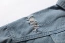 Denimjacka för herr med huva A1489 9