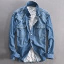 Denimskjorta för män 4