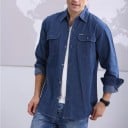 Denimskjorta för herr F632 7