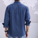 Denimskjorta för herr F632 8
