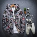 Vår/höstjacka för herr med fjärilar 6