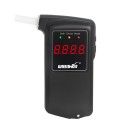 Digital alkoholtester för mätning av alkohol i utandningsluft Tre färgade signaler för resultat 5 munstycken Drivs av 3x AAA Mått 11,2 x 6 x 3 cm 1