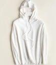 Damstickad hoodie med dragsko Långa raglanärmar Ribbad mudd och nederkant Polyester 2