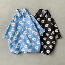 Herrskjorta med blommor F449 8