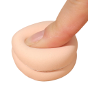 5er Set Mini-Fingerschwämmchen 3,6 x 3,5 cm Kosmetikquasten für detailliertes Make-up Concealer und Make-up Feine Gesichtsapplikatoren 4