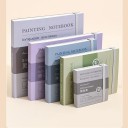 5er Set Zeichenblöcke zum Abreißen, 80 Blatt, Skizzen- und Malblöcke, 250g Papier, für Acryl und Marker, Hardcover, verschiedene Größen 3