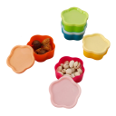 5ks Mini squeeze garrafinhas 3,5 × 7,5 × 6,5 cm Recipientes plásticos para especiarias e molhos Garrafinhas portáteis para molhos Comida Lanche Viagem 3