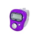 5miestne digitálne mini počítadlo na prst elektrický LCD displej podsvietenie pre počítanie a outdoor aktivity 9