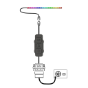 5V 3PIN kábel kapcsolóval RGB számítógépes komponensekhez 3 gombos LED világítás vezérlés Ventilátorok PC kiegészítők 3