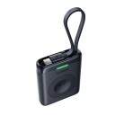 5W-os USB-C mágneses vezeték nélküli töltő beépített kábellel kompakt hordozható Apple Watch S1-S10 SE SE2 Ultra2 számára 2