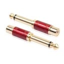 6,35 mm-es jack férfi RCA cinch női adapter audio eszközök és kábelek összekapcsolásához Kompakt közvetlen mono átalakító Hossza 5,9 cm 4
