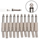 6.35mm Mono Jack Connector 10 pcs 2