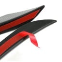 6 bucăți benzi de protecție pentru bara de protecție 20 cm 16,5 cm 13,5 cm Set universal anti-coliziune cu model din fibră de carbon Accesorii 3