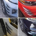 6 bucăți benzi de protecție pentru bara de protecție 20 cm 16,5 cm 13,5 cm Set universal anti-coliziune cu model din fibră de carbon Accesorii 5