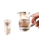 6 bucăți pahare 15 ml shot-uri cu fund întărit 25 x 34 x 55 mm Sticlă transparentă Pahare rezistente pentru lichior tequila rom 3