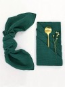 6 bucăți Servete decorative pentru masă 40 x 40 cm 100% poliester Servete textile uni pentru masă festivă 8