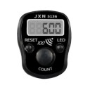 6-Digit Handheld Electronic Counter LCD Digital Timer Plastic Step and Time Counting High Precision Sensor 6