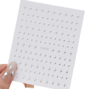 6 feuilles d'autocollants métalliques argentés pour ongles 3D étoiles lunes croix cœurs décalcomanies métalliques décoration manucure nail art 2