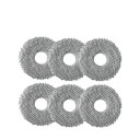 6 Grey Mopping Discs for Robotic Vacuum Cleaner Replacement Microfibre Mop Discs Replacement Accessories for Thorough Floor Cleaning 1