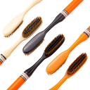 6 pcs Brosses à dents avec grande tête de 4,5 cm et long manche Poils en nylon Brosses pour adultes Brosse manuelle pour l'hygiène quotidienne 3