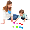 6 pcs ovos sensoriais 4,5 x 5 cm Brinquedo educativo de classificação para crianças Formas cruz, coração, estrela Desenvolvimento motor e reconhecimento para bebés 7