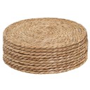 6 pièces de sets de table ronds en rotin 30x30 cm sous-verres tissés à la main nattes isolantes naturelles pour tables pour mariages et décorations d'intérieur 1