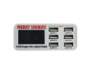 6-ports ladestation med display 2