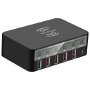 6-ports ladestation med trådløs opladning 1