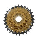 6 sebességes szabadonfutó 14-28T, pozicionálás nélkül, MTB és országúti kerékpárokhoz, rozsdamentes acél, 34mm belső menet 1