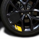 6 Stück Reflexionsaufkleber für Räder 16"–21" Wasserdichte, strapazierfähige Aufkleber für Felgen Universelle Dekoration für Dodge Chrysler Jeep 5