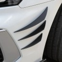 6 Stück Stoßstangen-Schutzleisten 20 cm 16,5 cm 13,5 cm Universelles Set gegen Kollision mit Carbon-Muster Tuning-Dekoration für die Vorderseite des Fahrzeugs 4